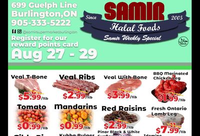 Samir Supermarket Flyer August 27 to 29