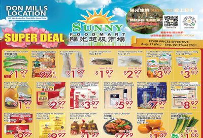 Sunny Foodmart (Don Mills) Flyer August 27 to September 2