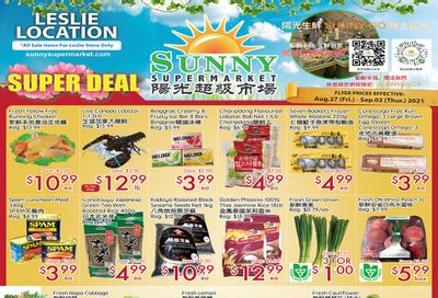Sunny Supermarket (Leslie) Flyer August 27 to September 2