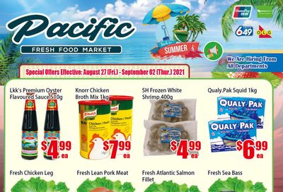 Pacific Fresh Food Market (North York) Flyer August 27 to September 2
