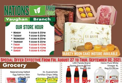 Nations Fresh Foods (Vaughan) Flyer August 27 to September 2
