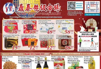 Tone Tai Supermarket Flyer August 27 to September 2