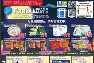 FoodyMart (HWY7) Flyer August 27 to September 2