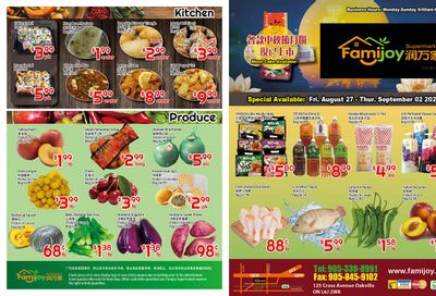 Famijoy Supermarket Flyer August 27 to September 2