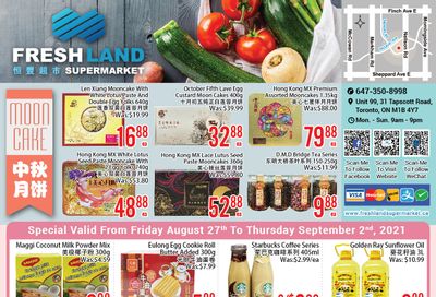FreshLand Supermarket Flyer August 27 to September 2