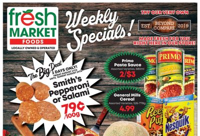 Fresh Market Foods Flyer August 27 to September 2