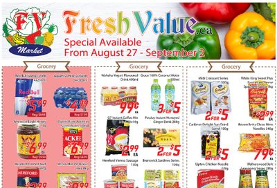 Fresh Value Flyer August 27 to September 2