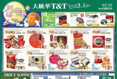 T&T Supermarket (GTA) Flyer August 27 to September 2