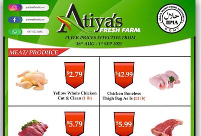 Atiya's Fresh Farm Flyer August 26 to September 1