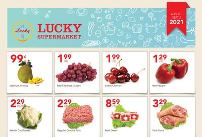 Lucky Supermarket (Winnipeg) Flyer August 27 to September 2