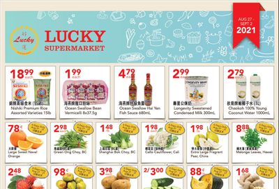 Lucky Supermarket (Calgary) Flyer August 27 to September 2