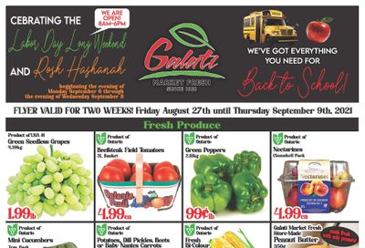 Galati Market Fresh Flyer August 27 to September 9