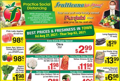 Fruiticana (Calgary) Flyer August 27 to September 2