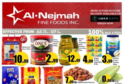 Alnejmah Fine Foods Inc. Flyer August 27 to September 2