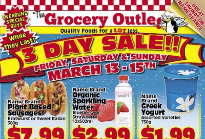The Grocery Outlet 3-Day Sale Flyer March 13 to 15