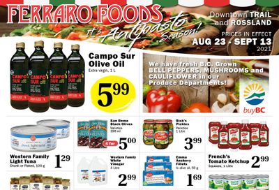 Ferraro Foods Flyer August 23 to September 13