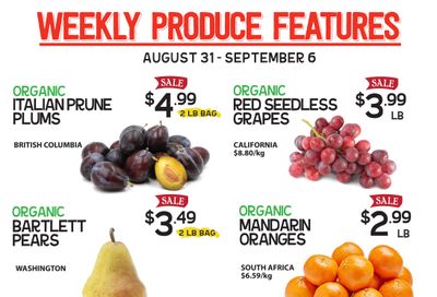 Pomme Natural Market Flyer August 31 to September 6