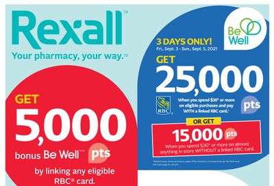 Rexall (ON) Flyer September 3 to 9