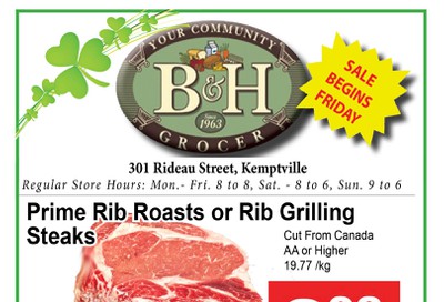 B&H Your Community Grocer Flyer March 13 to 19