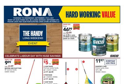 Rona (ON) Flyer September 2 to 8