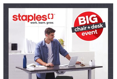 Staples Big Chair Event Flyer October 23 to November 12