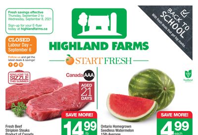 Highland Farms Flyer September 2 to 8