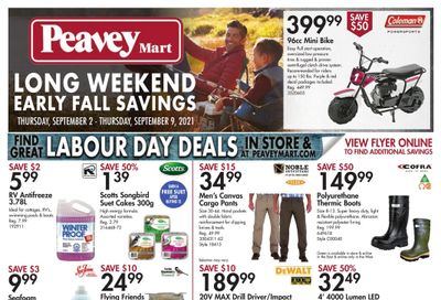 Peavey Mart Flyer September 2 to 9