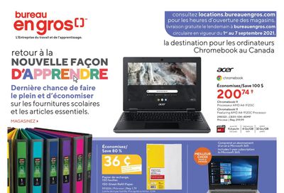 Bureau En Gros Flyer September 1 to 7