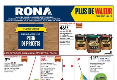 Rona (QC) Flyer September 2 to 8