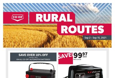 Co-op (West) Rural Routes Flyer September 2 to 15