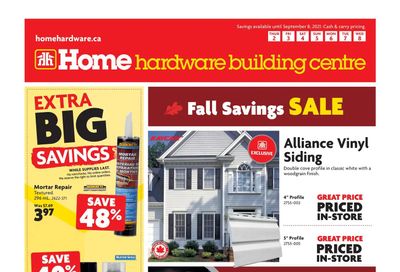 Home Hardware Building Centre (ON) Flyer September 2 to 8