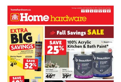 Home Hardware (Atlantic) Flyer September 2 to 8