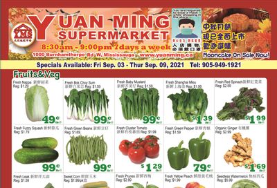 Yuan Ming Supermarket Flyer September 3 to 9