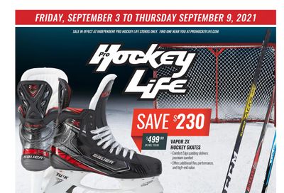 Pro Hockey Flyer September 3 to 9
