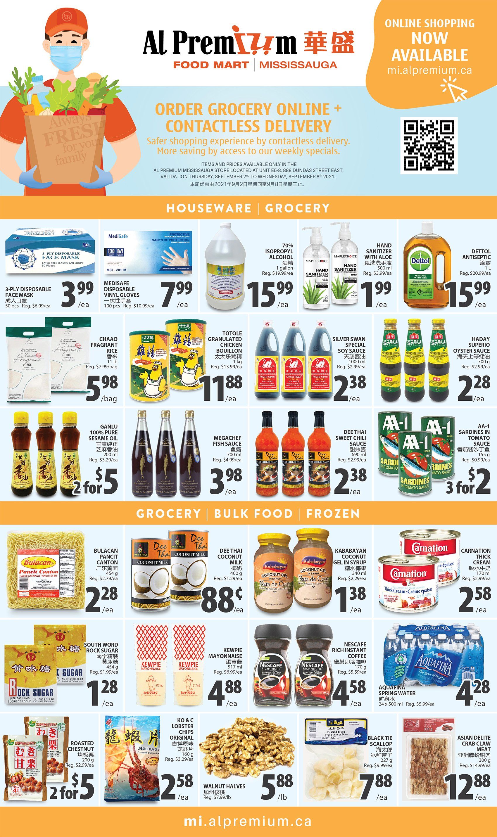 Al Premium Food Mart (Mississauga) Flyer September 2 to 8