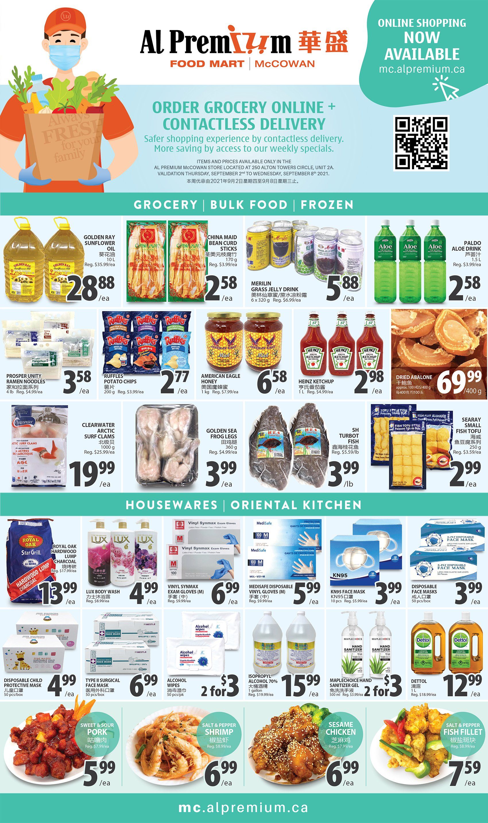 Al Premium Food Mart (McCowan) Flyer September 2 to 8