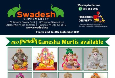 Swadesh Supermarket Flyer September 2 to 8