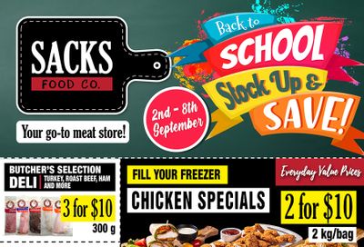 Sacks Food Co. Flyer September 2 to 8