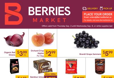 Berries Market Flyer September 2 to 8