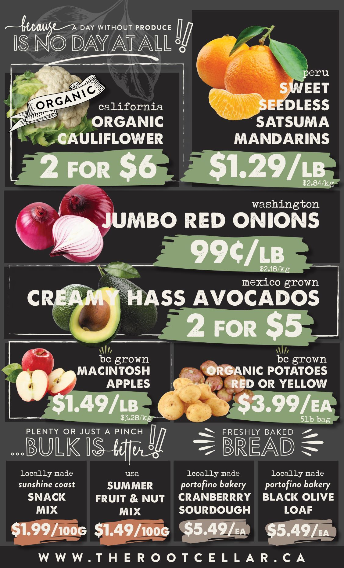 The Root Cellar Flyer September 2 to 8