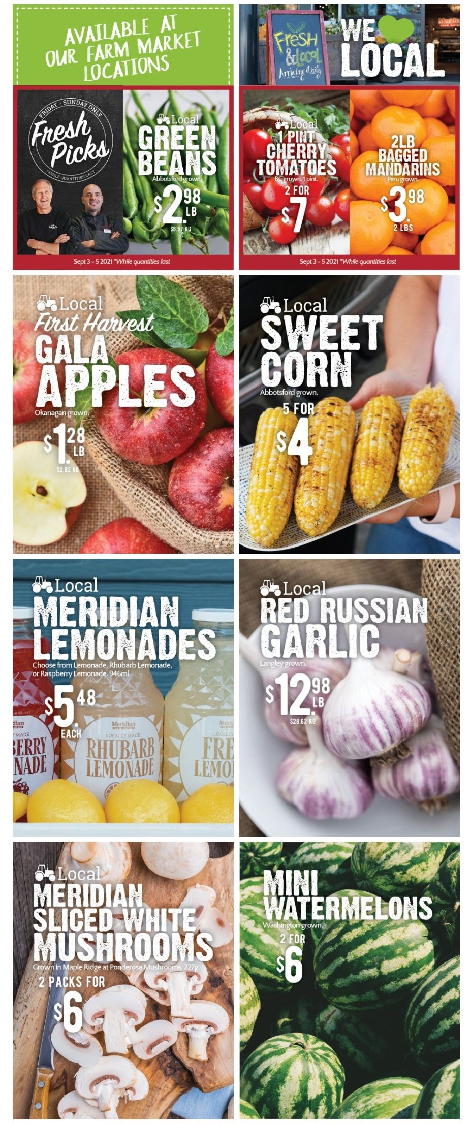 Meridian Farm Market Flyer September 2 to 8