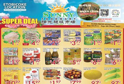 Sunny Foodmart (Etobicoke) Flyer September 3 to 9