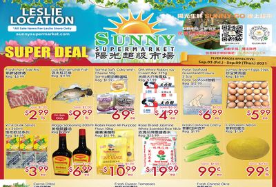 Sunny Supermarket (Leslie) Flyer September 3 to 9