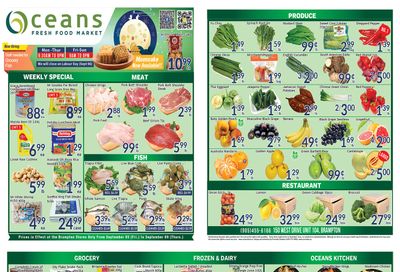 Oceans Fresh Food Market (Brampton) Flyer September 3 to 9