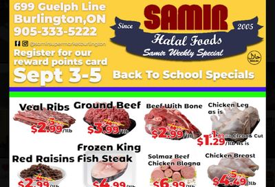 Samir Supermarket Flyer September 3 to 5