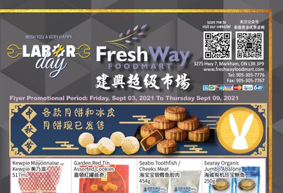 FreshWay Foodmart Flyer September 3 to 9
