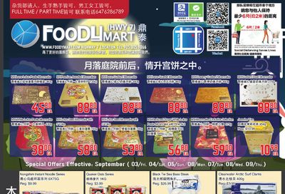 FoodyMart (HWY7) Flyer September 3 to 9