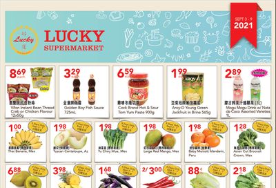 Lucky Supermarket (Calgary) Flyer September 3 to 9