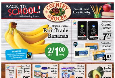 Country Grocer Flyer September 3 to 9