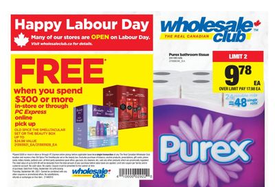 Real Canadian Wholesale Club Flyer September 3 to 9